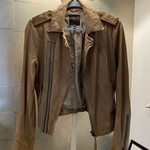 Joie beige/cream/tan jacket, small stain on front